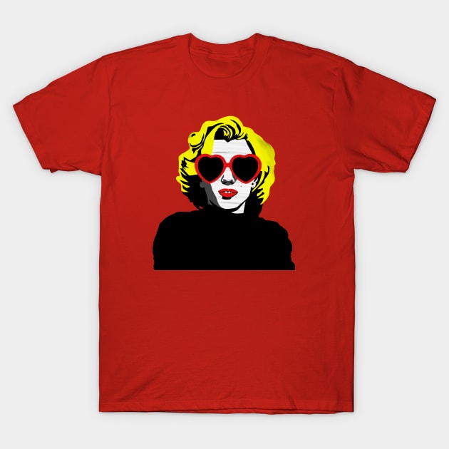 Superstar Monroe T-Shirt by LefTEE Designs